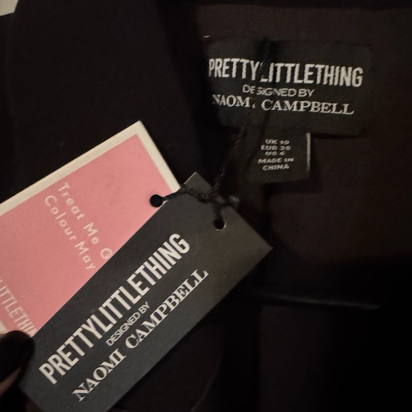 PrettyLittleThing Black Long Sleeve Dress - Picture 5 of 5